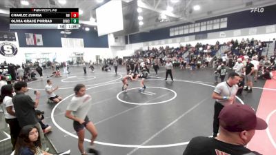 115 lbs Quarterfinal - Olivia-Grace Porras, Savage House Wrestling Club vs Charlee Zuniga, Reign WC
