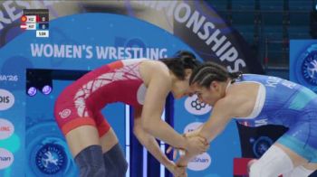 76 kg 1/4 Final - Aiperi Medet Kyzy, Kyrgyzstan vs Martina Kuenz, Austria