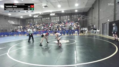 106 lbs Semifinal - Lorenzo Maldonado, Roosevelt vs Nathiel Nava, Stockdale