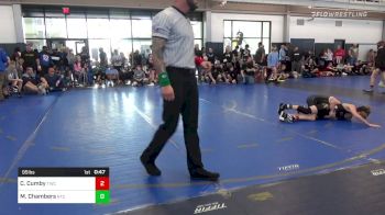 95 lbs Consi Of 4 - Colin Cumby, The Wrestling Center vs Major Chambers, Rockmart Takedown Club