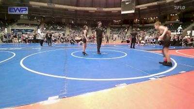 92 lbs Quarterfinal - Cash Howard, Coweta Tiger Wrestling vs Natalie LeGrand, Sperry Wrestling Club