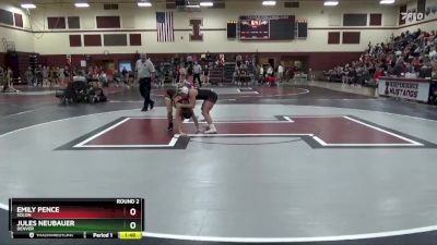 JV-4 lbs Round 2 - Emily Pence, Solon vs Jules Neubauer, Denver