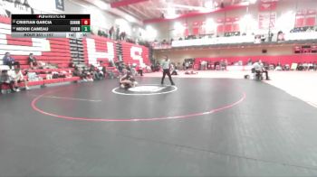 157 lbs Cons. Round 3 - Mekhi Cameau, East Valley (Spokane) vs Cristian Garcia, Sunnyside