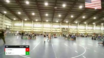 150 lbs Quarterfinal - Zoe Fries, Kuna Klub vs Bianca Cluff, Wasatch Wrestling Club