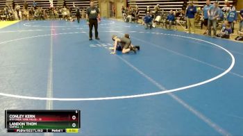 60 lbs Semis (4 Team) - Conley Kern, NYM (New York Mills) vs Landon Thom, Sartell