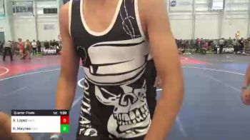 102 lbs Quarterfinal - Anthony Lopez, NM GOLD vs Hassin Maynes, Colorado Outlaws