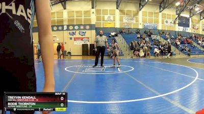 84 lbs Cross Bracket (8 Team) - Cayson Carmichael, Oak Hill Wrestling Club vs William Davies, Alphas Wrestling