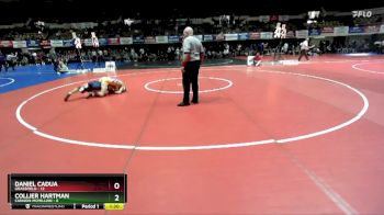 120 lbs Quarters & Wb (16 Team) - Daniel Cadua, Grassfield vs Collier Hartman, Cannon-McMillian