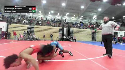 132 lbs Cons. Round 3 - Brendon Walker, Richmond Wrestling Club vs Joshua Gray, Portage