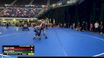 140 lbs Round 4 - Alec Garcia, Pardeeville Boys Club Youth Wr vs Brock York, Wrath