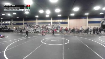 109 lbs Round Of 32 - Madison Little, Sniper Wrestling Acadamy vs Olivia-Grace Porras, Savage House WC