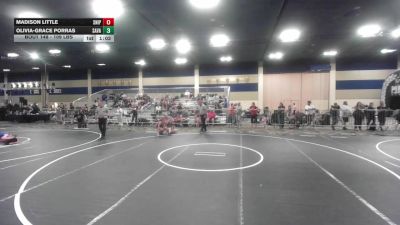 109 lbs Round Of 32 - Madison Little, Sniper Wrestling Acadamy vs Olivia-Grace Porras, Savage House WC
