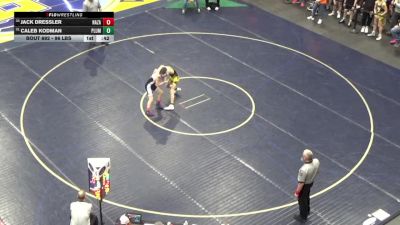 96 lbs Consi Of 32 #2 - Jack Dressler, Nazareth vs Caleb Kodman, Plum