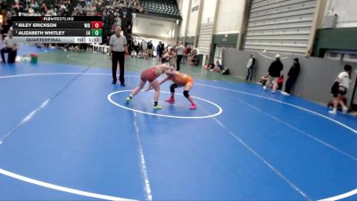 137-149 lbs Quarterfinal - Alizabeth Whitley, Lyons-Decatur Northeast vs Riley Erickson, Wiggins