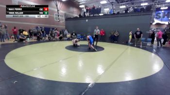 120 lbs Round 5 - Max Ferro, Cougar Wrestling Club vs Trek Keller, Preston Warriors Wrestling