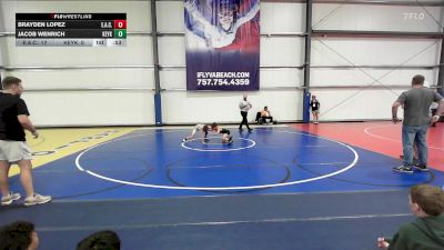 70 lbs Rr Rnd 3 - Brayden Lopez, Elite Athletic Club Gold vs Jacob Wenrich, Keystone Krush