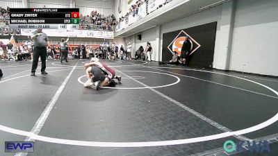 70 lbs Consi Of 4 - Grady Zinter, Owasso Takedown Club vs Michael Robison, Sperry Wrestling Club