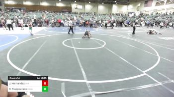 78 lbs Consi Of 4 - Jaser Hernandez, DUB Wrestling vs Oscar Trappozzano, Corning Sharks