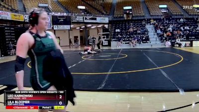 160 lbs Quarterfinal - Lila Bloomer, Fort Hays State vs Leo Karnowski, Unattached - WTC