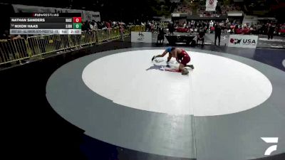Cons. Round 4 - Nathan Sanders, Nawa Select vs Nixon Haas, St. John Bosco High School Wrestling
