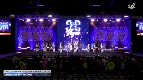 CheerCats LV - Volt4ge [2025 L4 Senior Coed - D2 - Small Day 2] 2025 The American Grand Grand Nationals