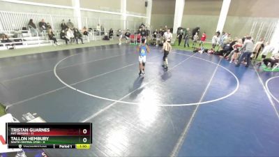 83 lbs Champ Round 1 (16 Team) - Tallon Hembury, South Central Utah vs Tristan Guarnes, Mat Demons