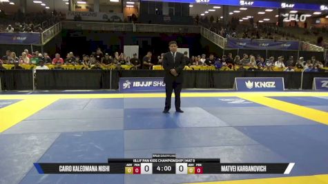 Cairo Kaleomana Nishi vs Matvei Karbanovich 2026 Pan Kids Jiu-Jitsu IBJJF Championship