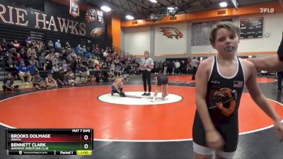 N-22 lbs Quarterfinal - Bennett Clark, Anamosa Wrestling Club vs Brooks Dolmage, Wrath