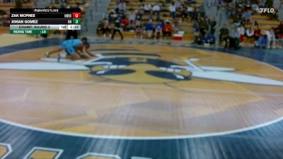 184 lbs Champ. Round 2 - Johan Gomez, UNATTACHED vs Zak McPhee, UW-Eau Claire