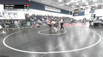 285 lbs Quarterfinal - Noah Larios, Imperial vs Jose Lopez, Bishop Alemany