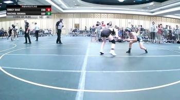 109 lbs Consi Of 16 #2 - Emily Saiz, Stout Wr Ac vs Rachel Sierra, Canyon Springs HS