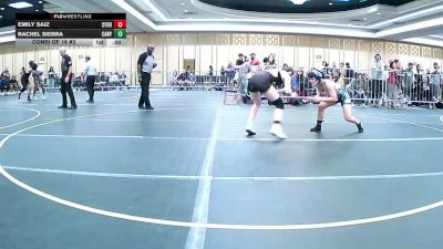 109 lbs Consi Of 16 #2 - Emily Saiz, Stout Wr Ac vs Rachel Sierra, Canyon Springs HS