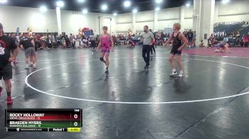 144 lbs Finals (8 Team) - Braeden Myers, Monrovia Bulldogs vs Rocky Holloway, Social Circle Black