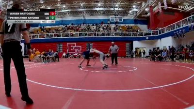 215 lbs Quarterfinal - Jayden Bartoszek, Hanover Central vs PeterXavier Antonio, Lafayette Central Catholic