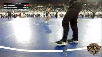 155 lbs Consi Of 16 #2 - Tyce Thompson, Piedmont vs Benjamin Iturrino, Carrollton Thunder Wrestling Club