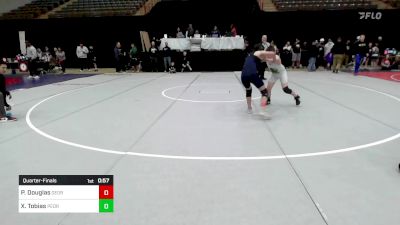 110 lbs Quarterfinal - Peyton Douglas, Georgia vs Xander Tobias, Pedraza Wrestling