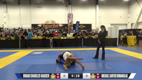 Michael Santos Bumanglag vs Brian Charles Hauser 2024 World IBJJF Jiu-Jitsu No-Gi Championship