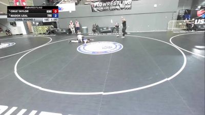 157 lbs Cons. Round 1 - Cruz Taylor, Daniel Cormier Wrestling Club vs Madox Leal, Temecula Valley High School Wrestling