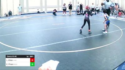 46 lbs Consi Of 8 #2 - Liyana Khan, Threshold WC vs Eli Pinon, SoCal Hammers