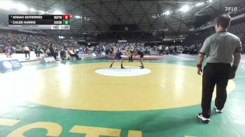 Boys 1A 215 lbs Semifinal - Caleb Harris, Cascade Christian vs Josiah Gutierrez, Wapato