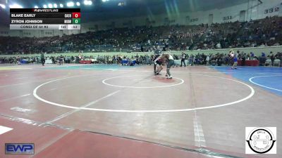 128 lbs Consi Of 64 #2 - Blake Early, Cache vs Zyron Johnson, Midwest City Bombers