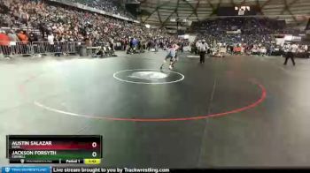 1 lbs Quarterfinal - Austin Salazar, Elma vs Jackson Forsyth, Connell