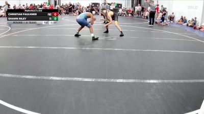 150 lbs Round 1 (6 Team) - Christian Faulkner, Freakztyle Wrecking Crew vs Shawn Riley, Frost Gang