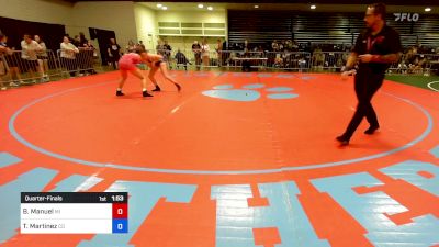 148 lbs Quarterfinal - Belicia Manuel, MI vs Timberly Martinez, CO