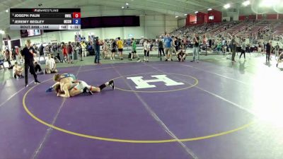 144 lbs Cons. Round 5 - Joseph Paun, Howe Wrestling School, LLC vs Jeremy Begley, Martin County Cardinals Wrestling Club
