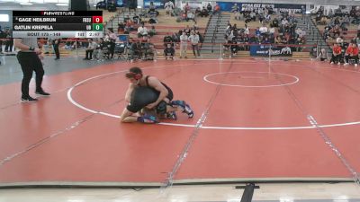 149 lbs Cons. Round 2 - Gatlin Krepela, Bridgeport vs Gage Heilbrun, Frostburg State