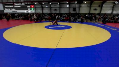 U10 FK - 84 lbs Semis - Frederick Osborn, Askeo International Mat Club vs Calvin Paull, Outlaw Wrestling Club