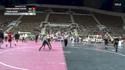 6A 215 lbs Cons. Round 4 - Byron Mcbride Porter, Baldwin County vs Owen Adams, Wetumpka