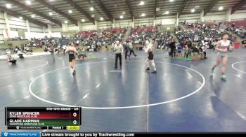 126 lbs Quarterfinal - Kyler Spencer, Dons Wrestling Club vs Glade Harman, Champions Wrestling Club