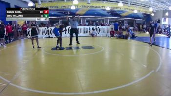 144 lbs Champ. Round 2 - Eric Williams, Titusville High School vs Angel Ojeda, Manatee High Shcool